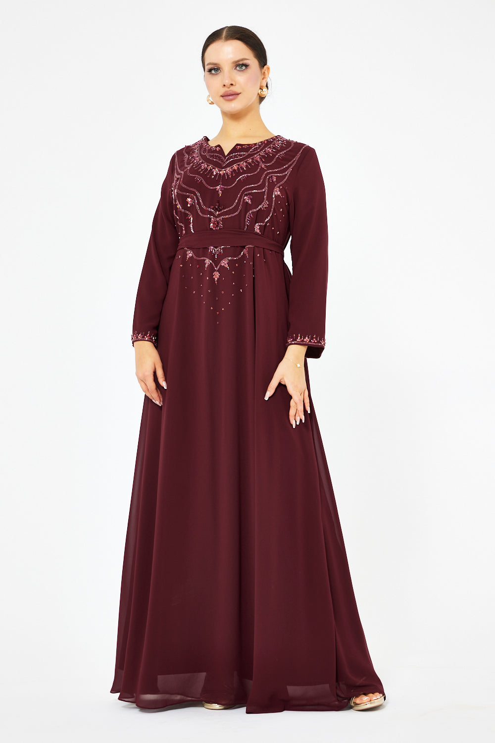 Imperial Embellished Bodice A-Line Gown