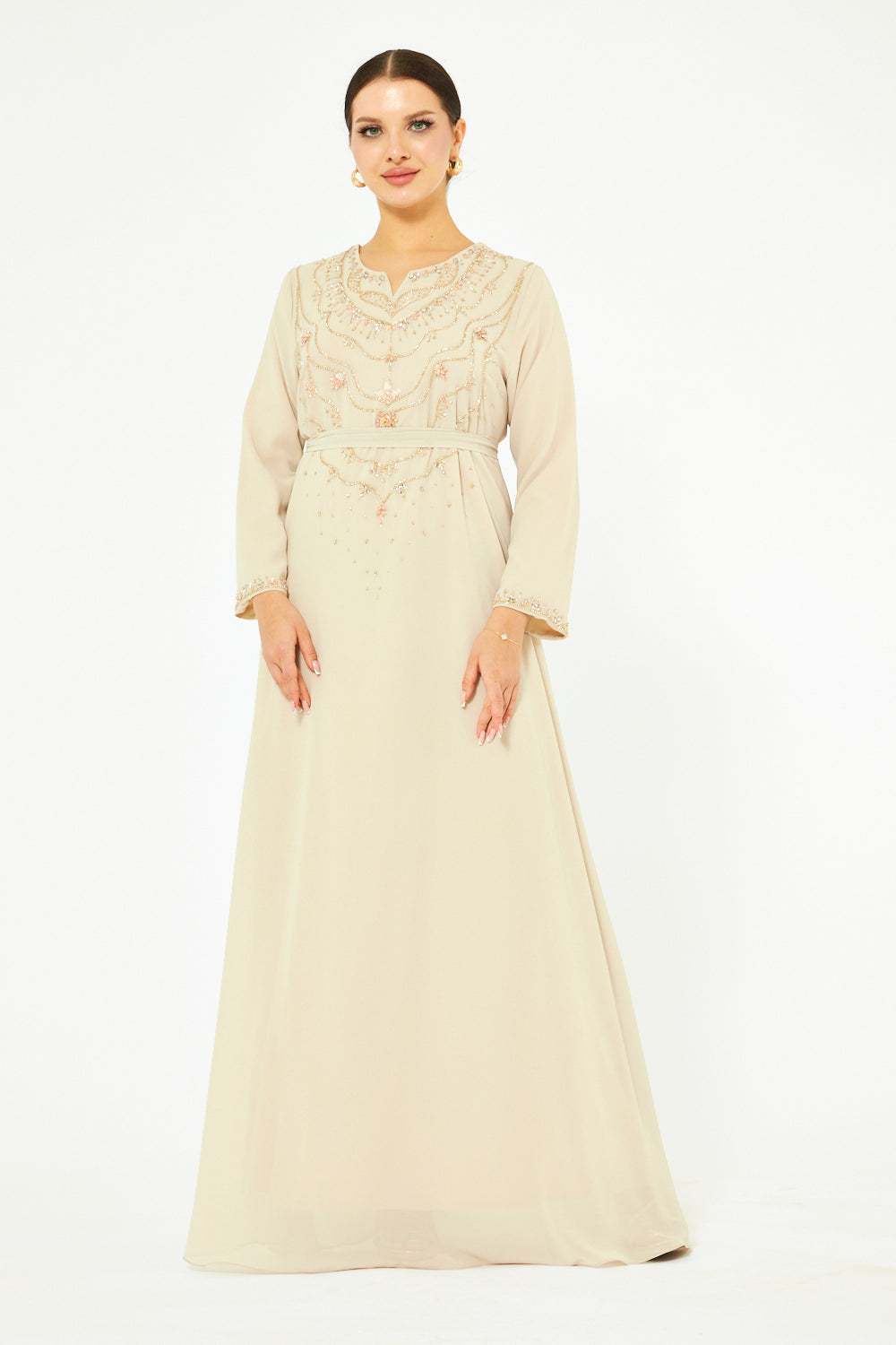 Imperial Embellished Bodice A-Line Gown