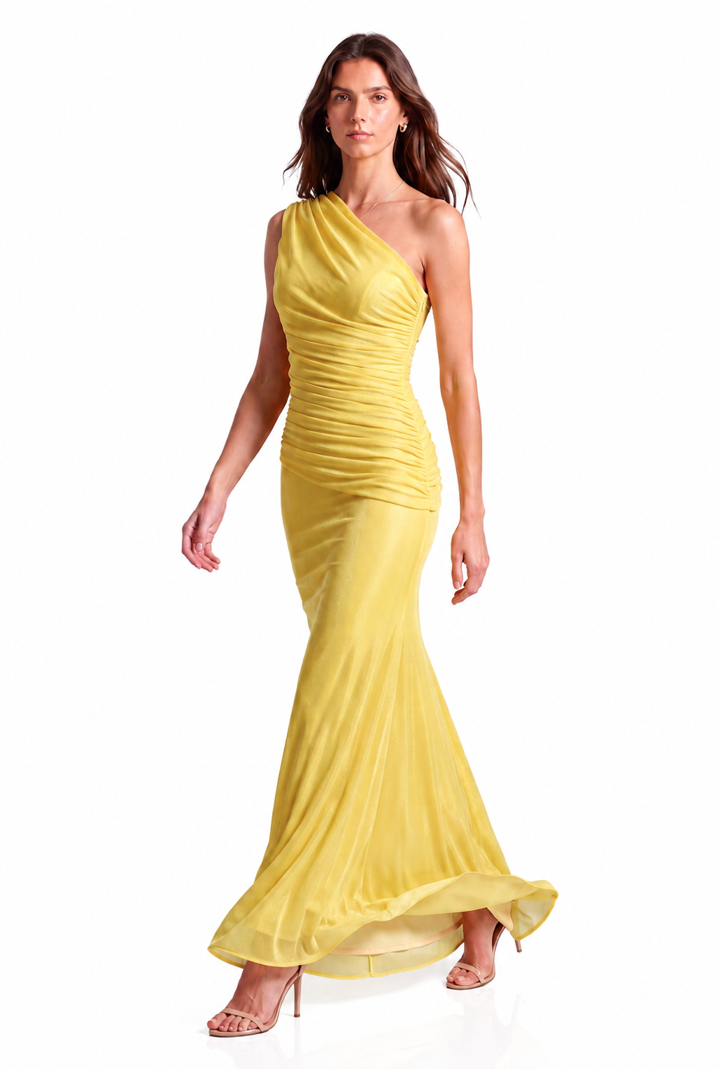 "Layla" One Shoulder Lurex Jersey Dress