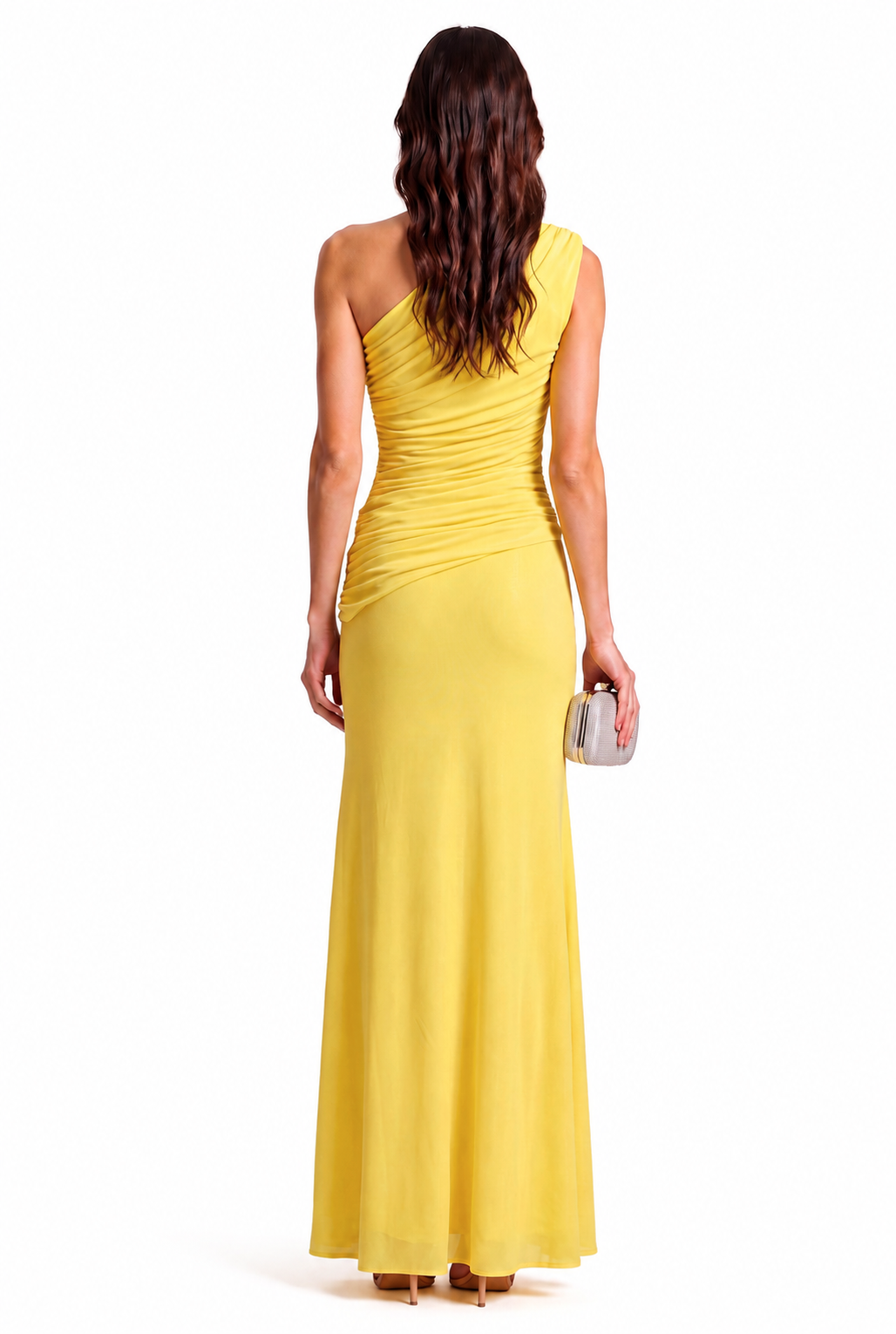 "Layla" One Shoulder Lurex Jersey Dress