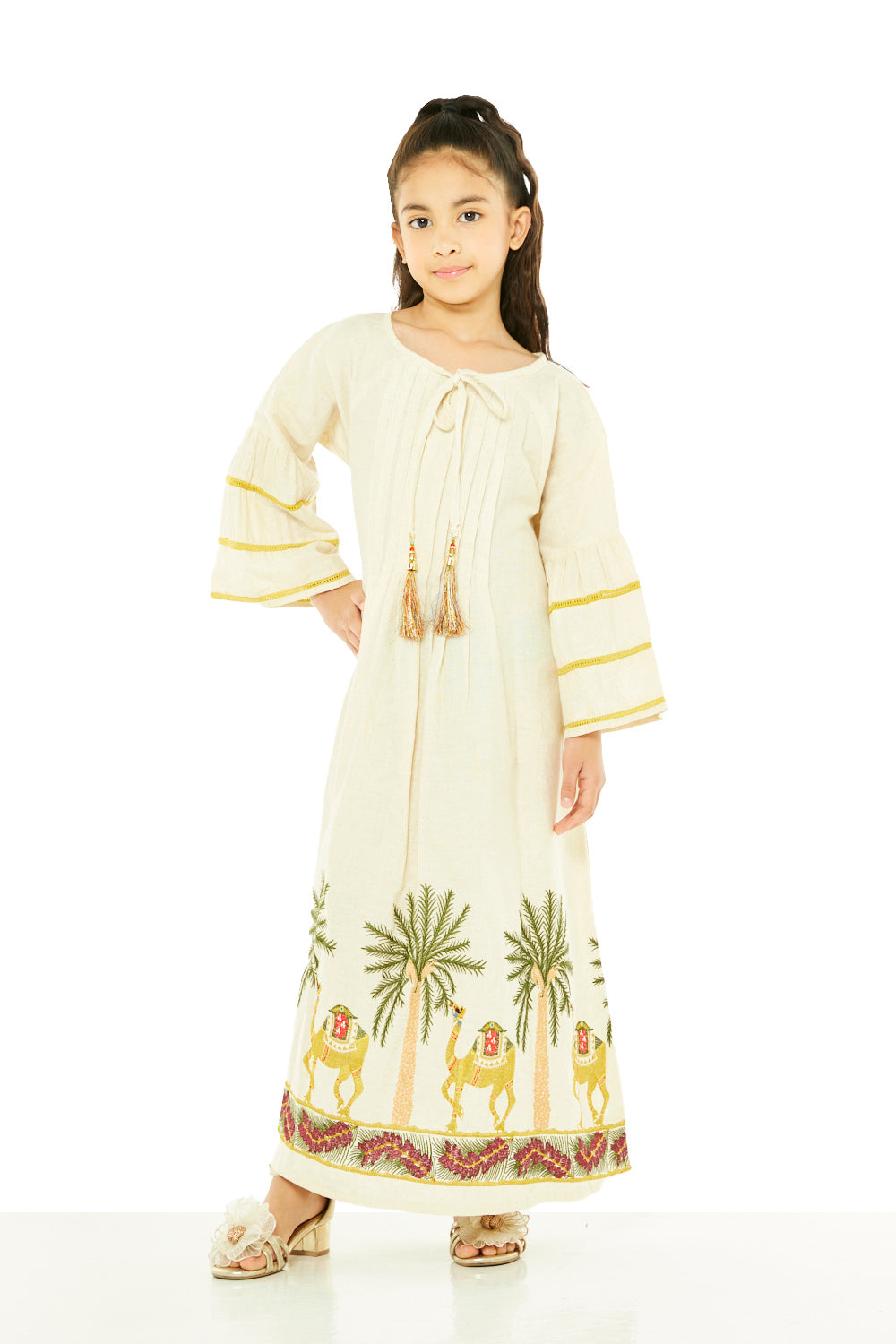 Abstract Palm Design Jalabiya