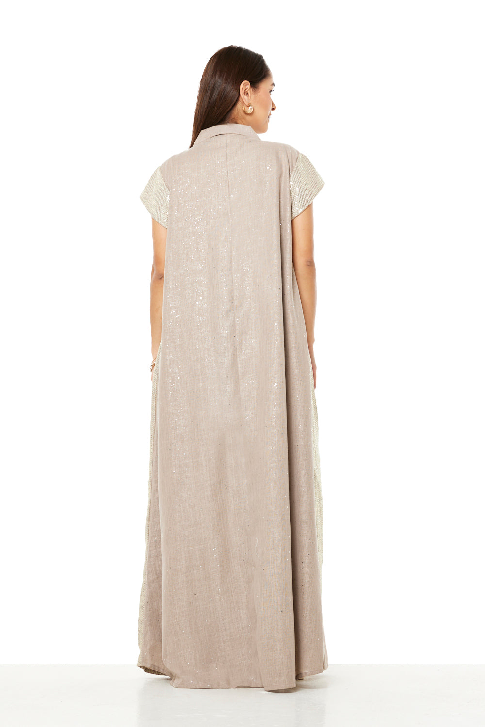 Ivory Starlight Panel Jalabiya