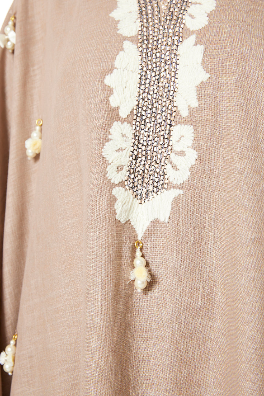 Beaded Drop work Kaftan Silhouette
