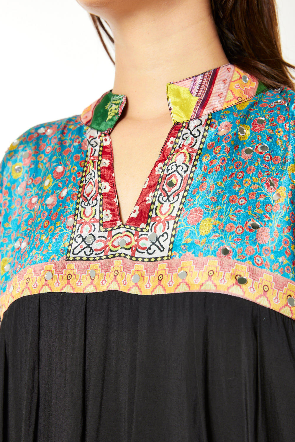 Midnight Mosaic Panel Jalabiya