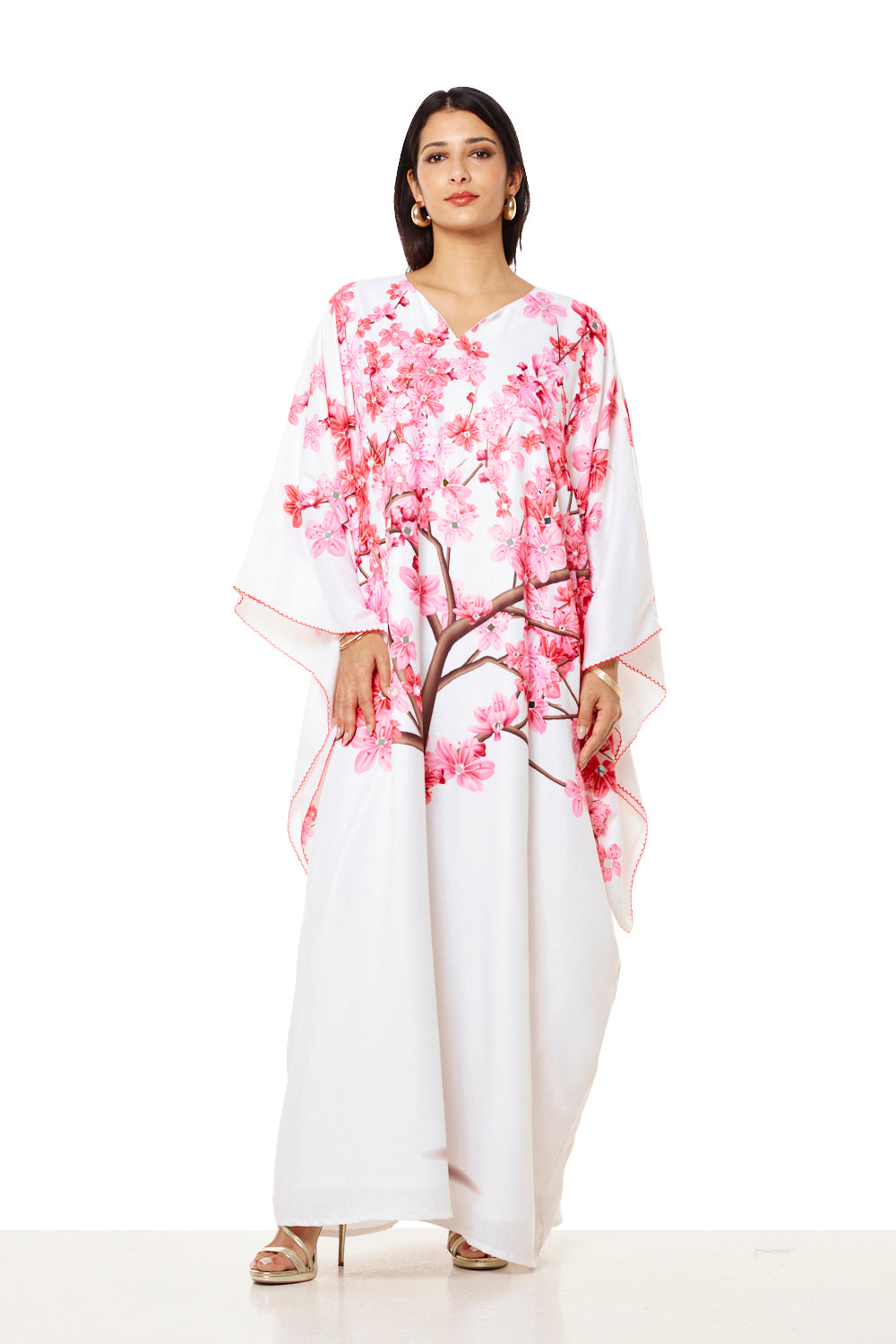 Blossom Garden Printed Kaftan