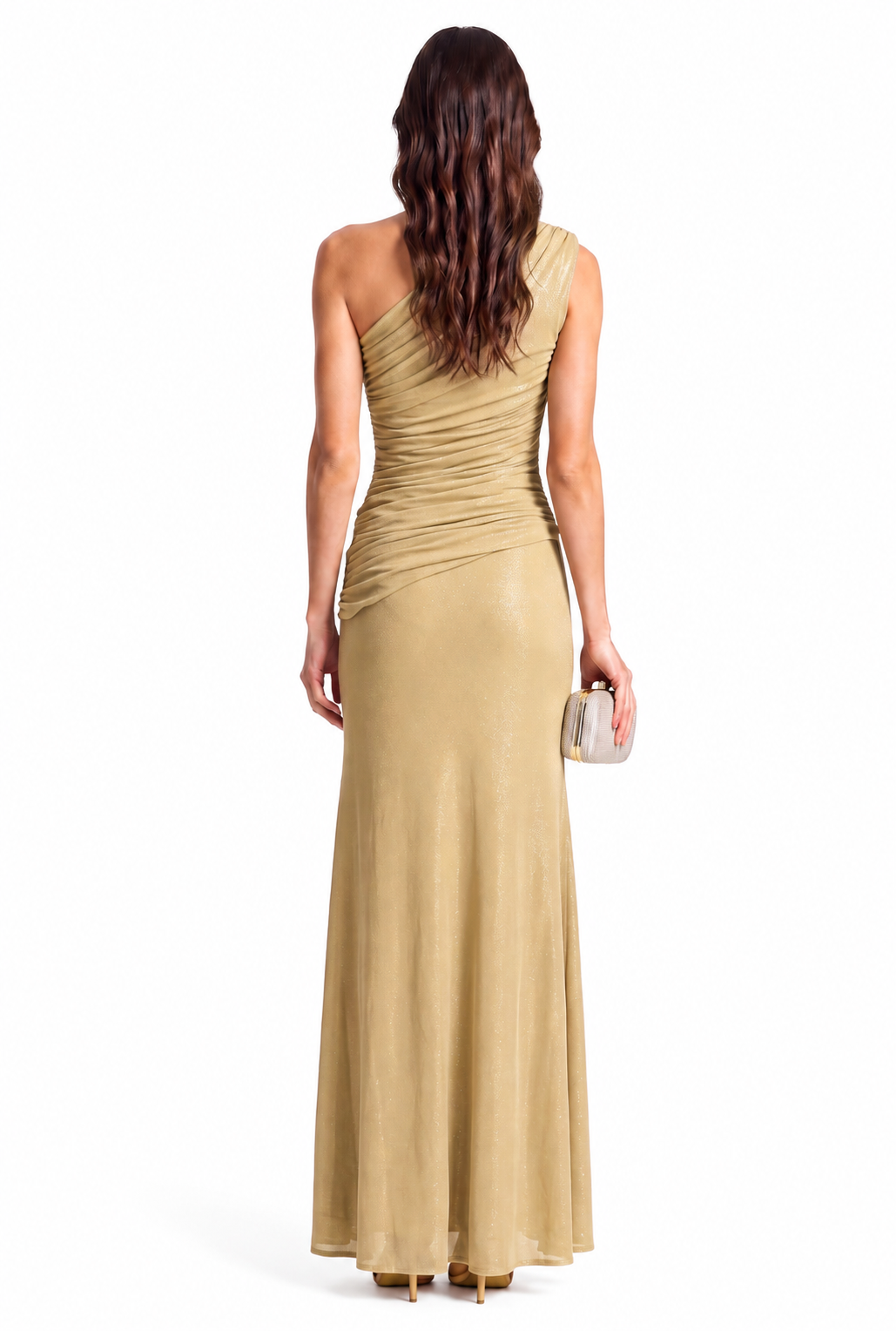 "Layla" One Shoulder Lurex Jersey Dress
