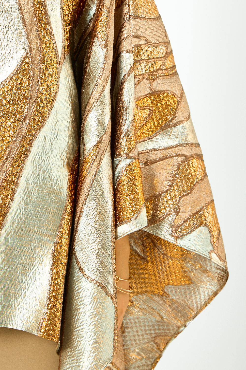 Abstract Print Layered Kaftan Set