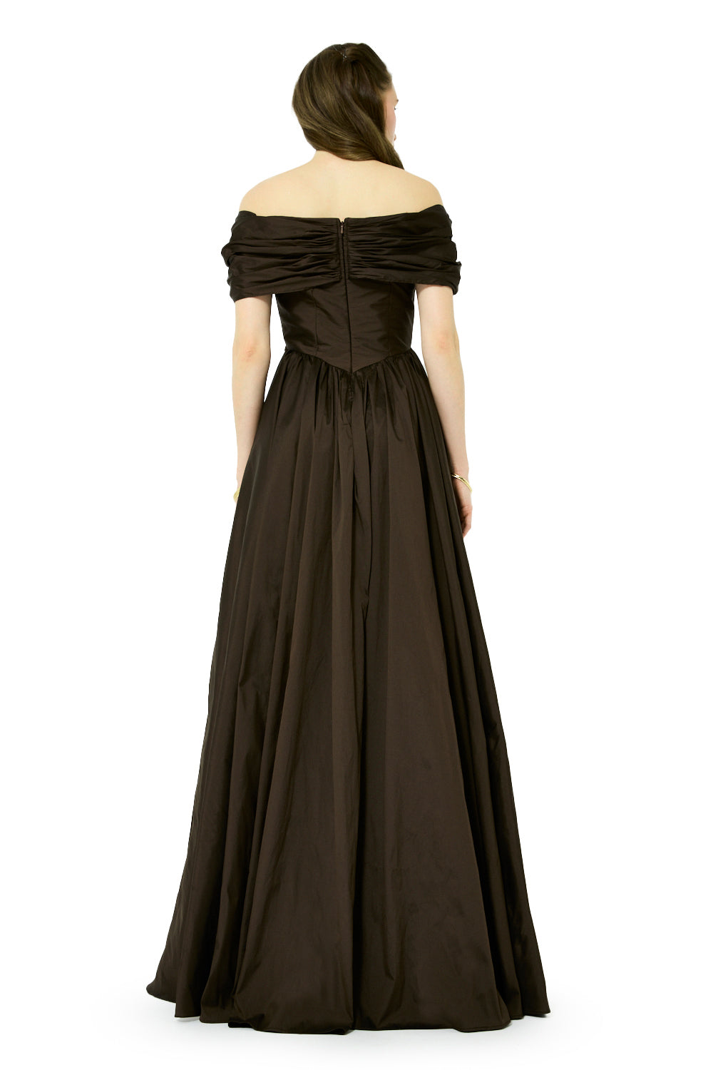 Off-Shoulder Embellished Ball Gown
