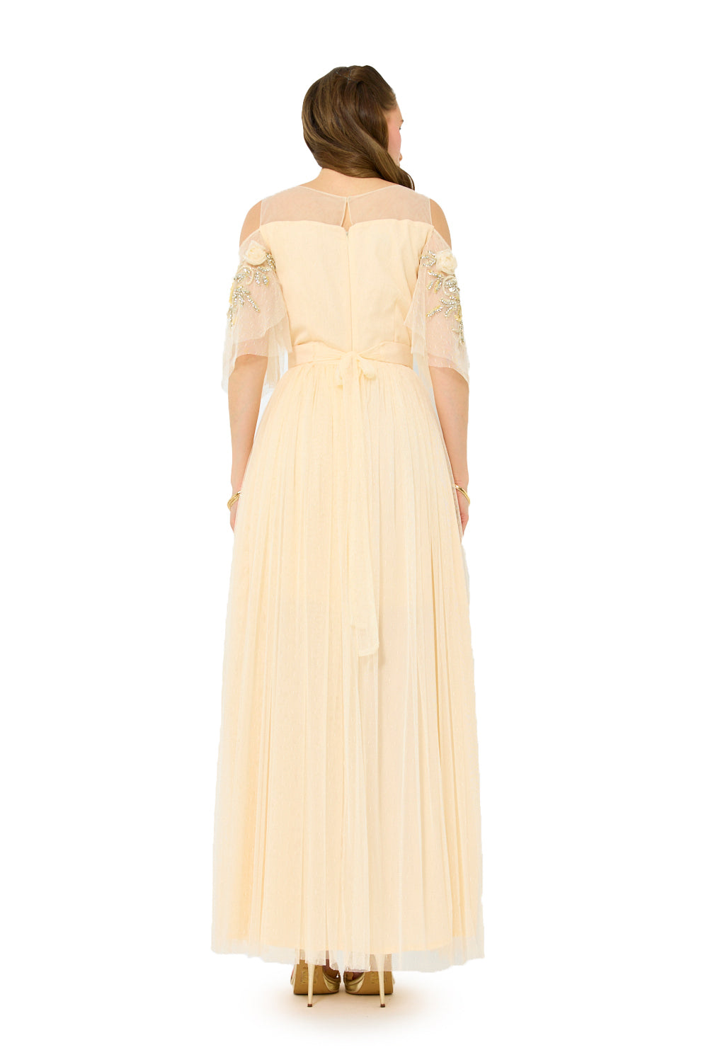 Empire Waist Tulle Gown