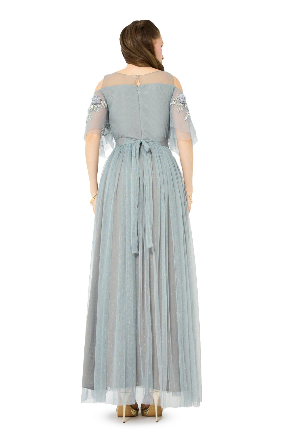 Empire Waist Tulle Gown