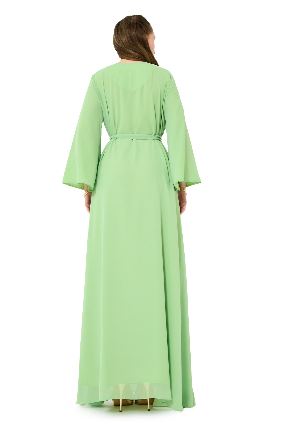 Tie Waist Embellished Kaftan