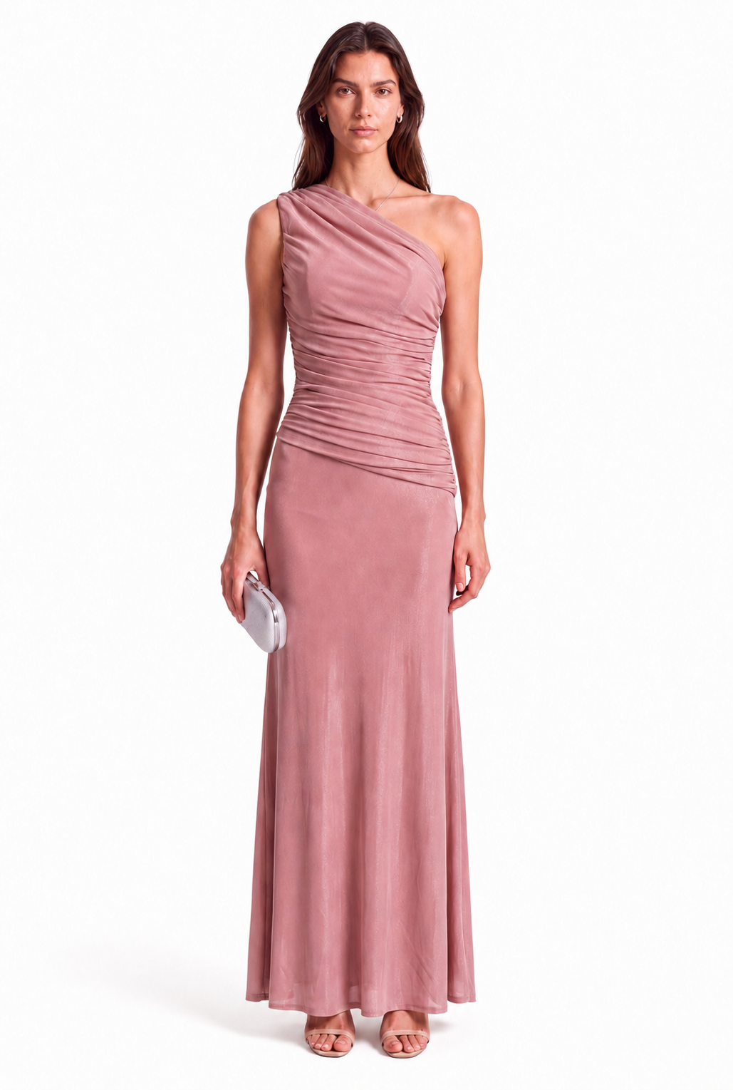"Layla" One Shoulder Lurex Jersey Dress