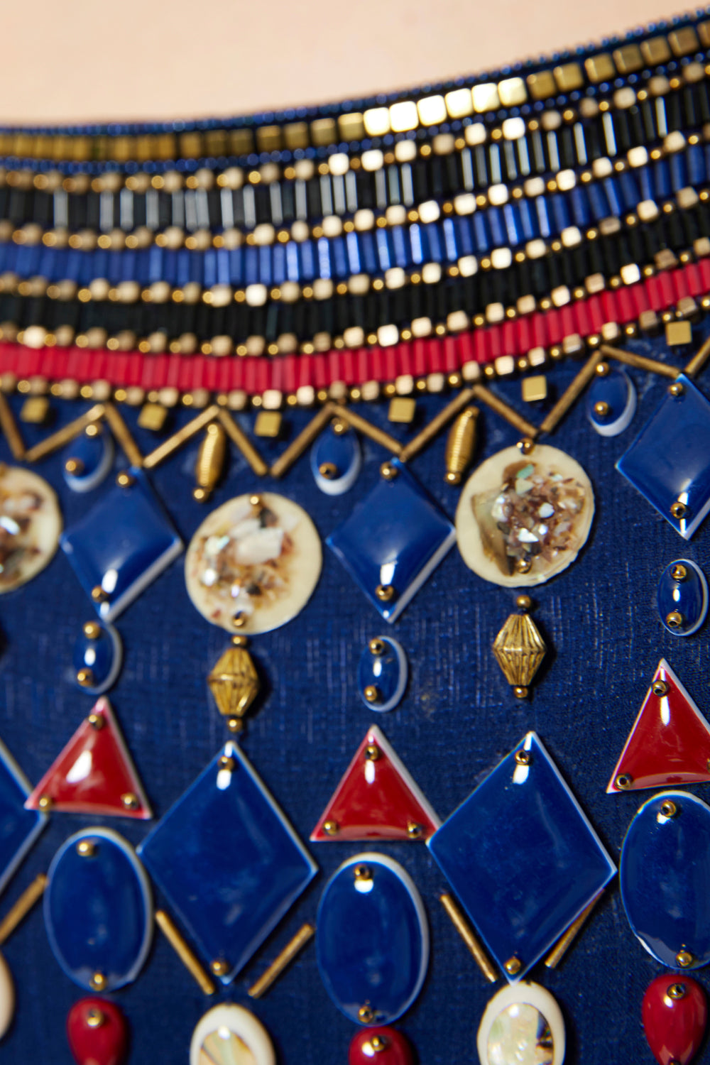 Embroidered Square-Neck Flowing Dress