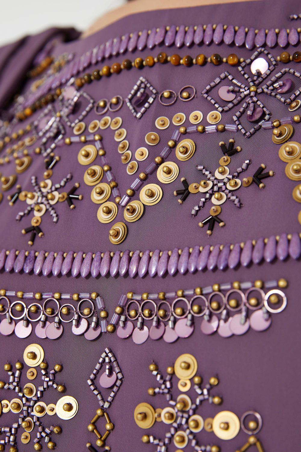 Layered Cape Belted Dress