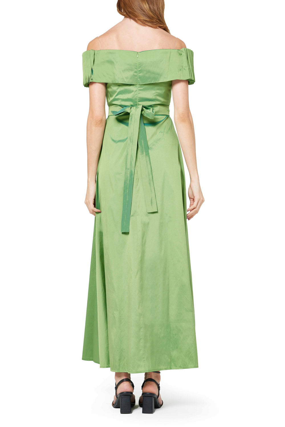 Floral Embellished Off-shoulder Gown