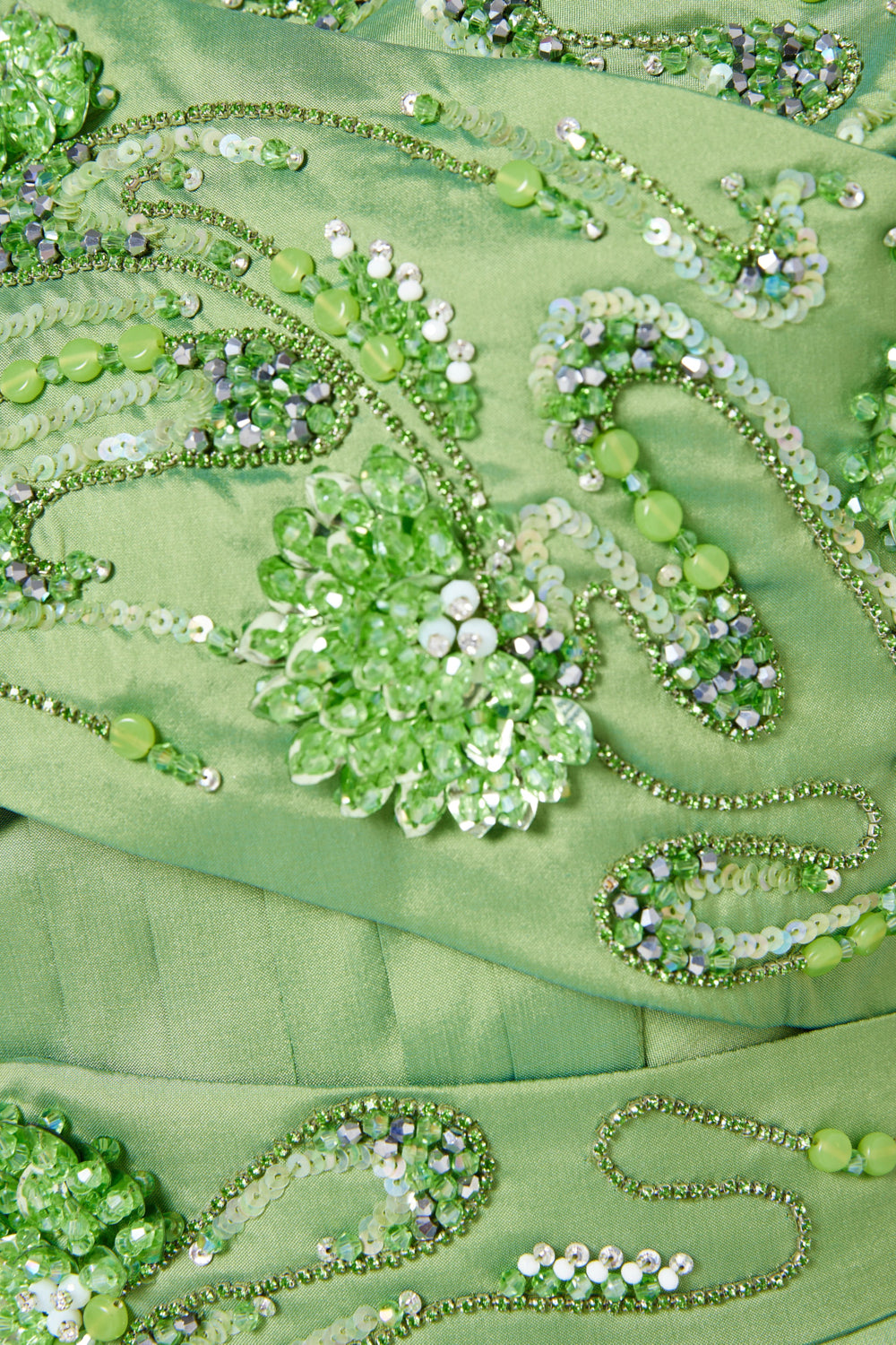 Floral Embellished Off-shoulder Gown