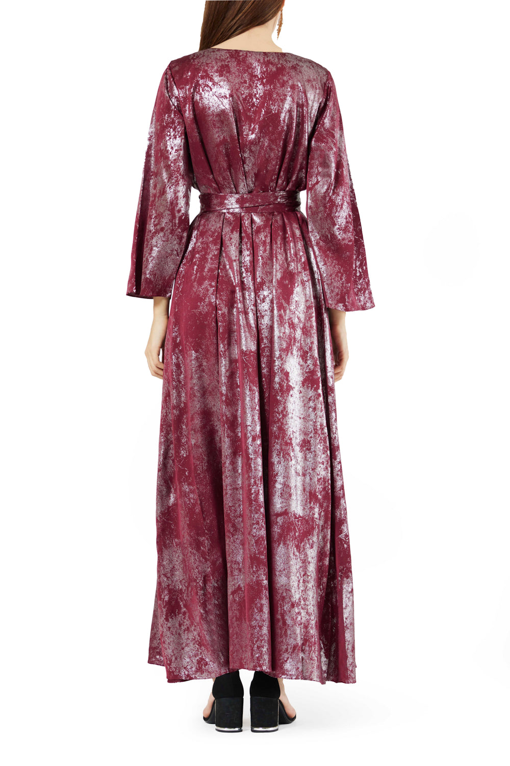 Shimmer Embellished Flowy Dress