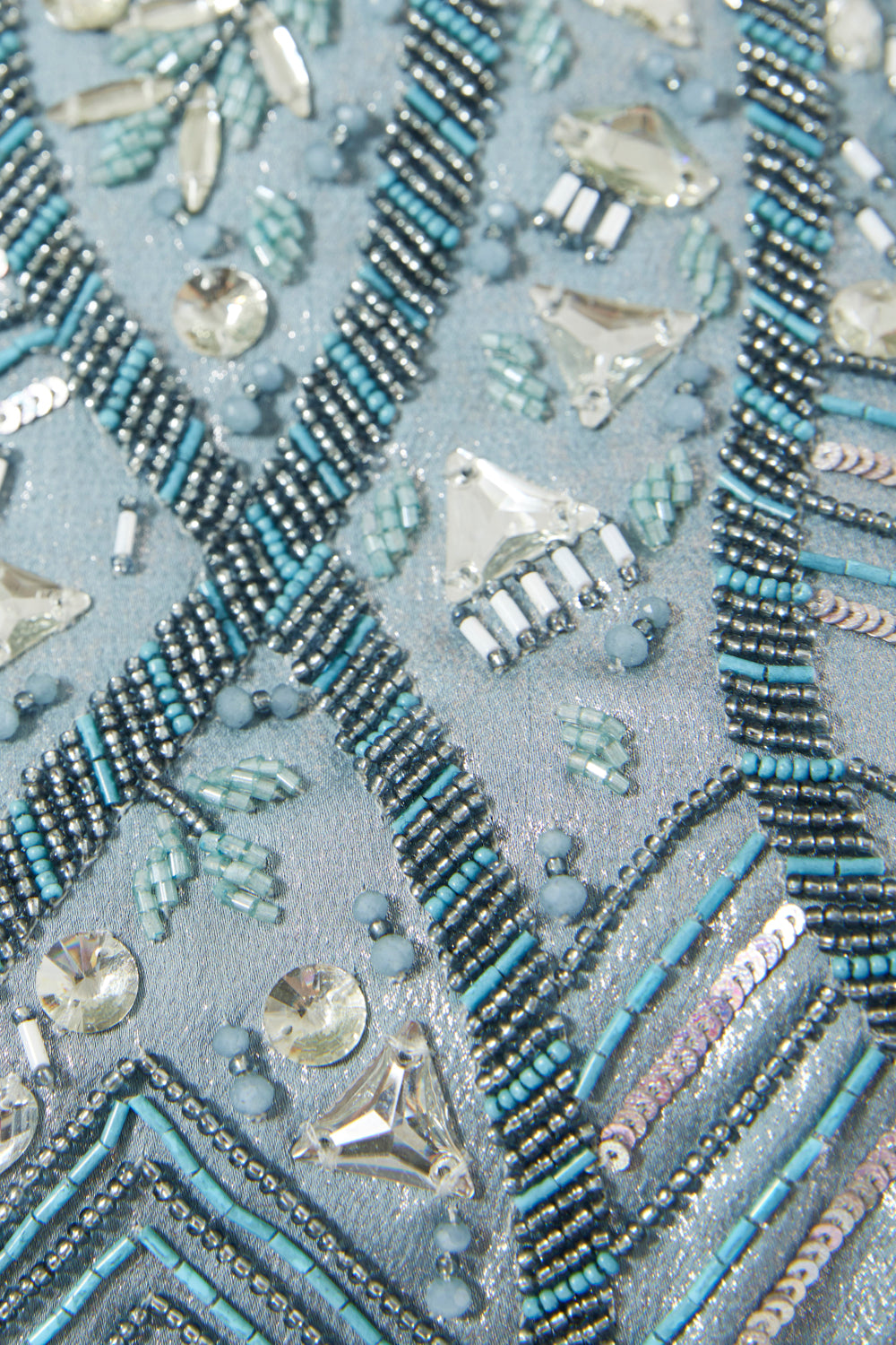 Shimmer Embellished Flowy Dress