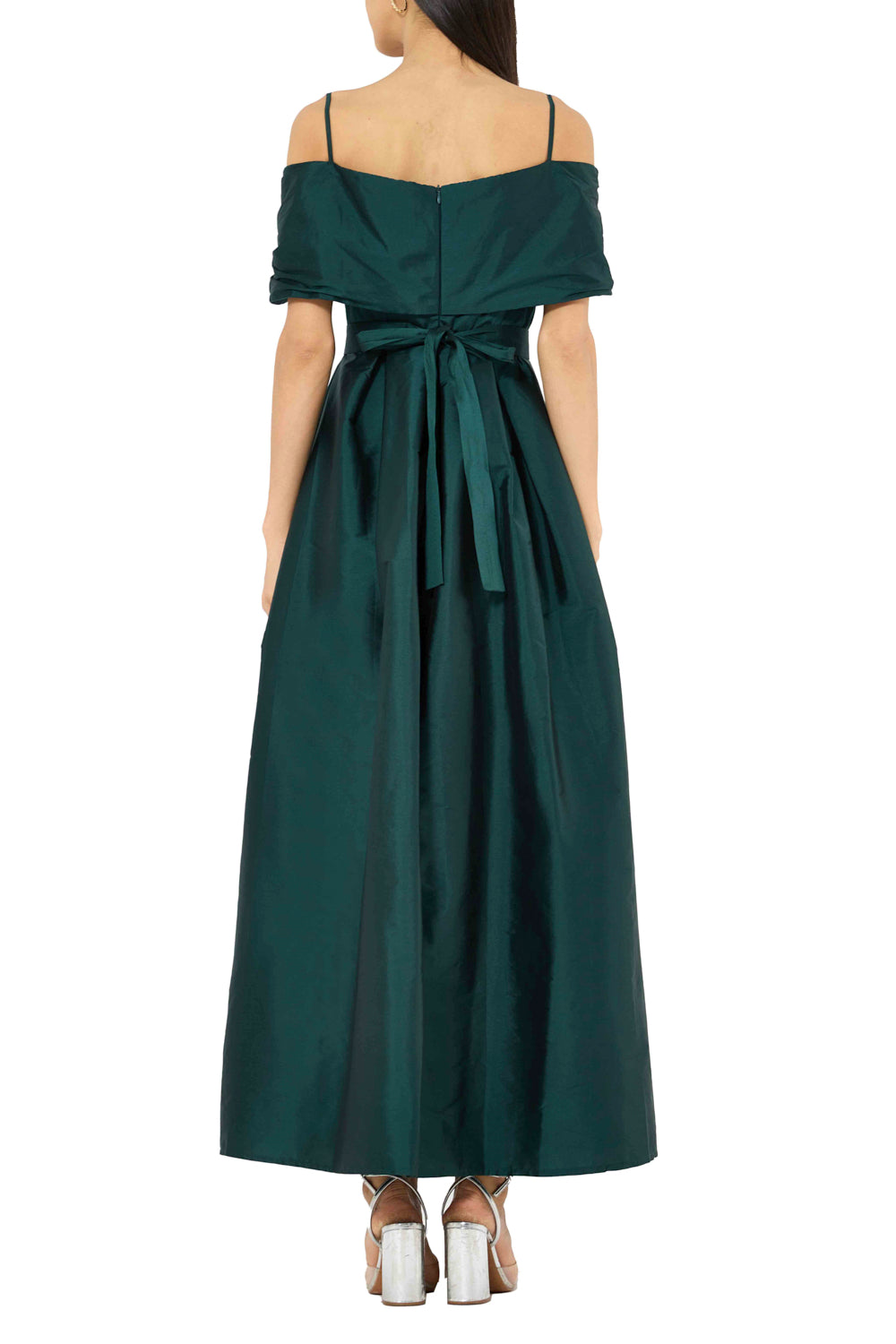 Draped Off-Shoulder Ball Dress