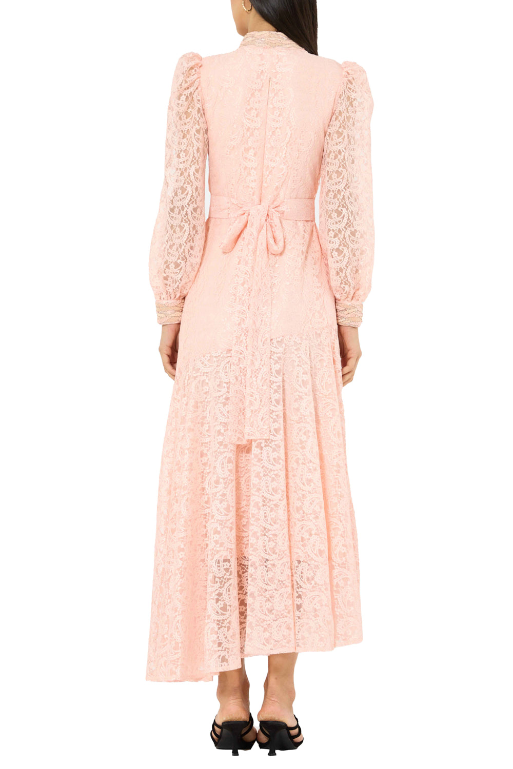 Layered Lace Midi Dress