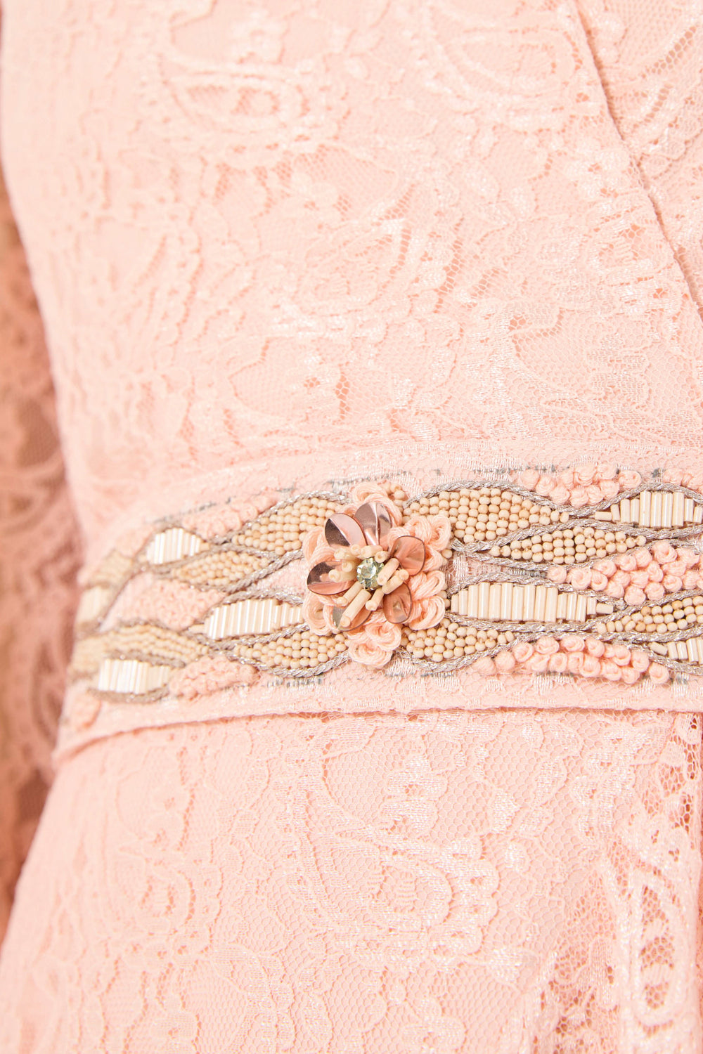 Layered Lace Midi Dress