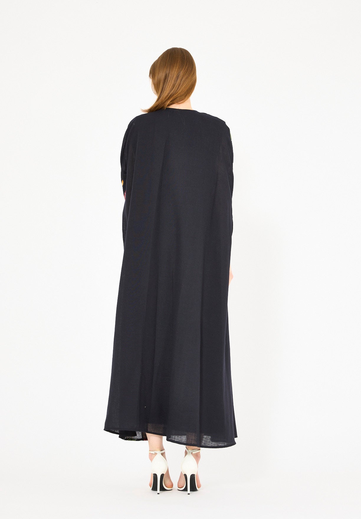 Abstract Sequin Embellished Kaftan