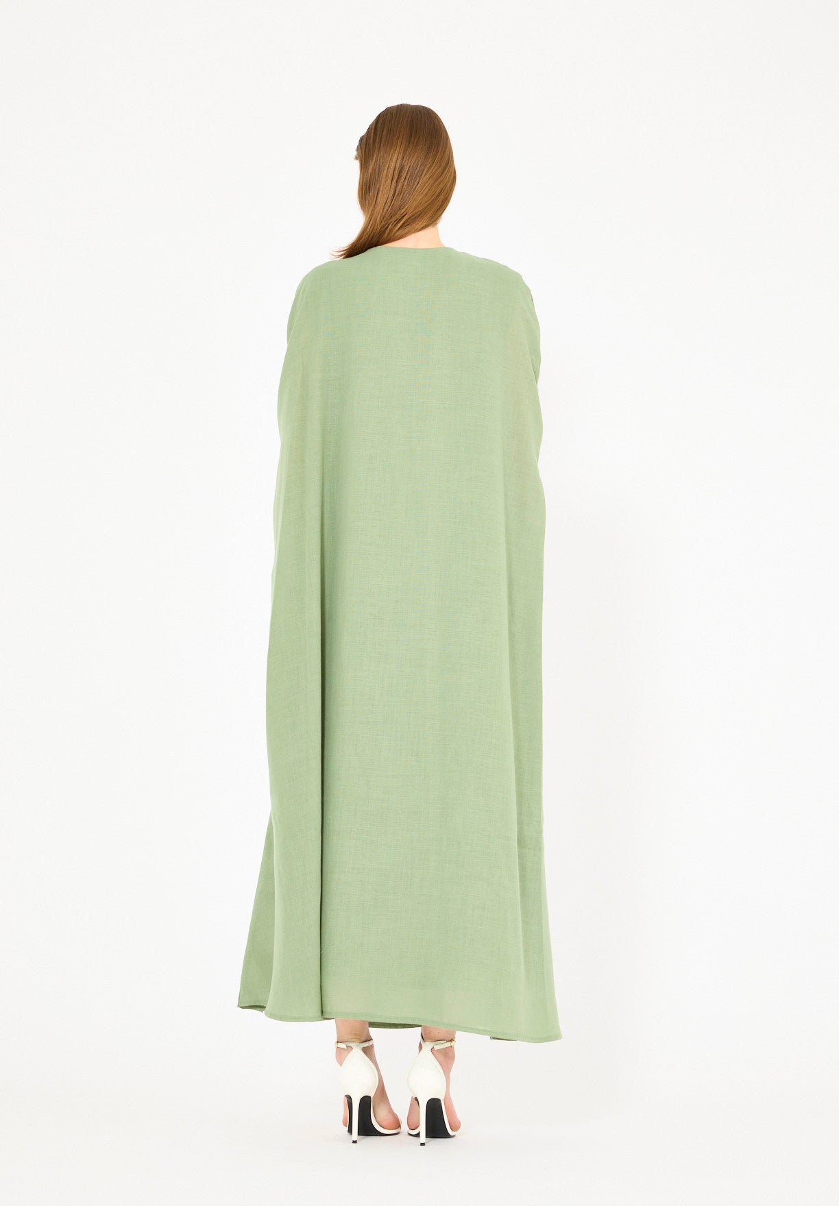 Abstract Sequin Embellished Kaftan
