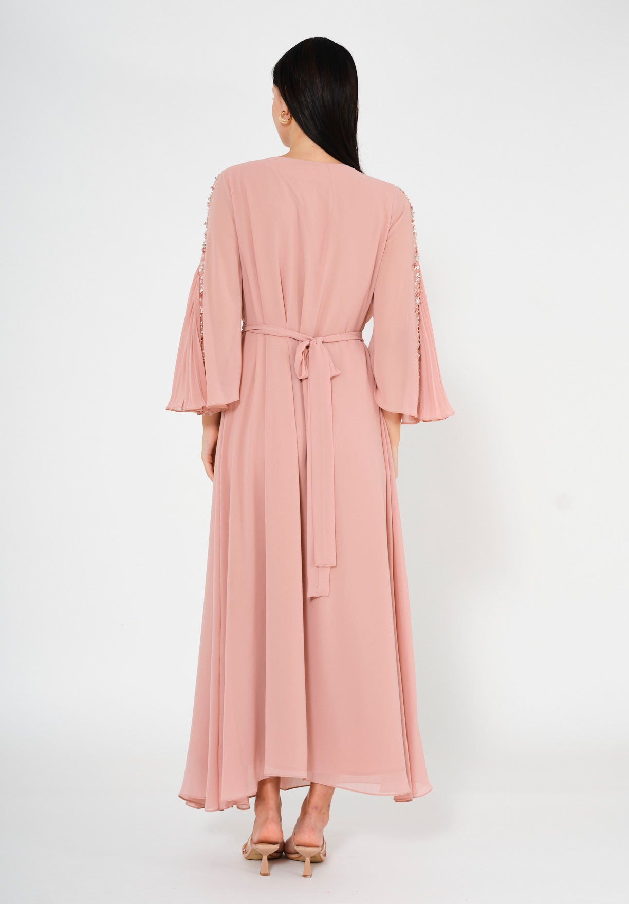 Blush Bloom Embellished Gown
