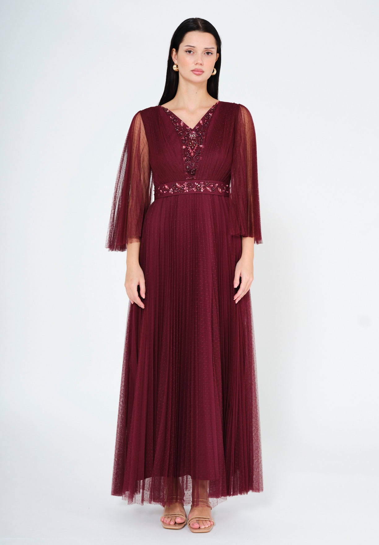 Regal Glamour Maxi Dress
