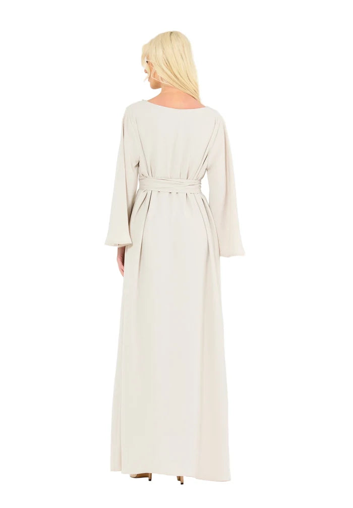 Glimmering Stone & Beads Embellished Gown