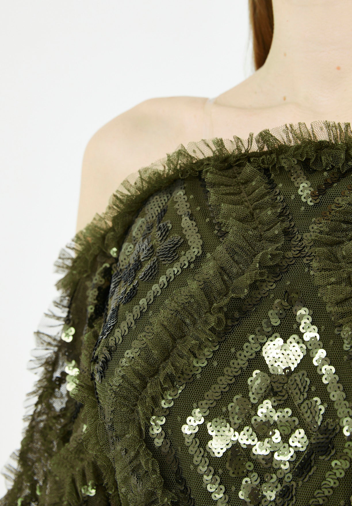 Elysian Fringe Tulle Dress