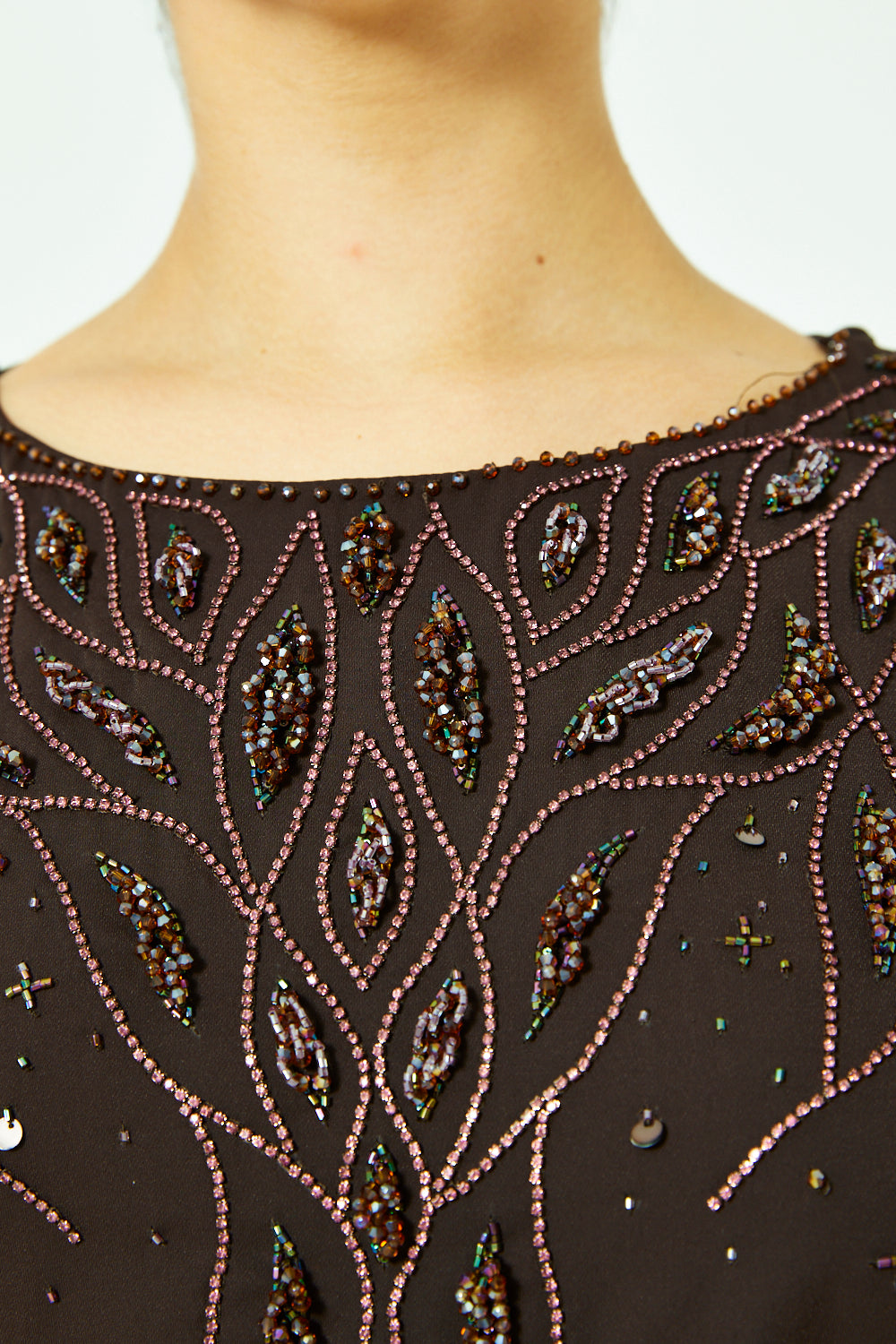 Ornate Majesty Tie-Waist Gown