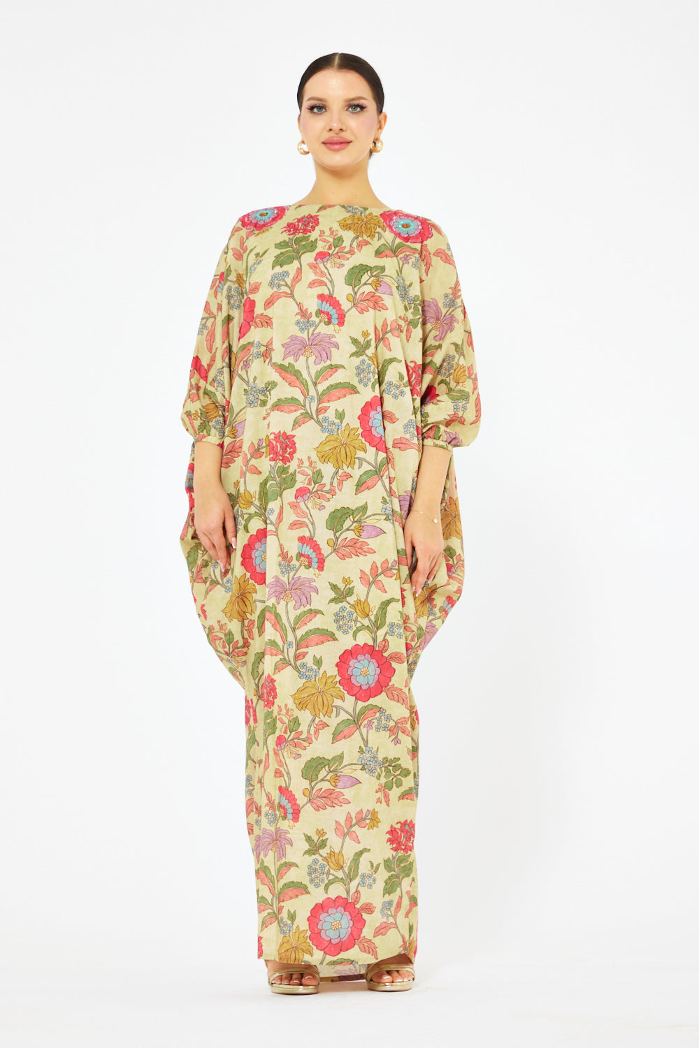 Garden Bloom Batwing Kaftan