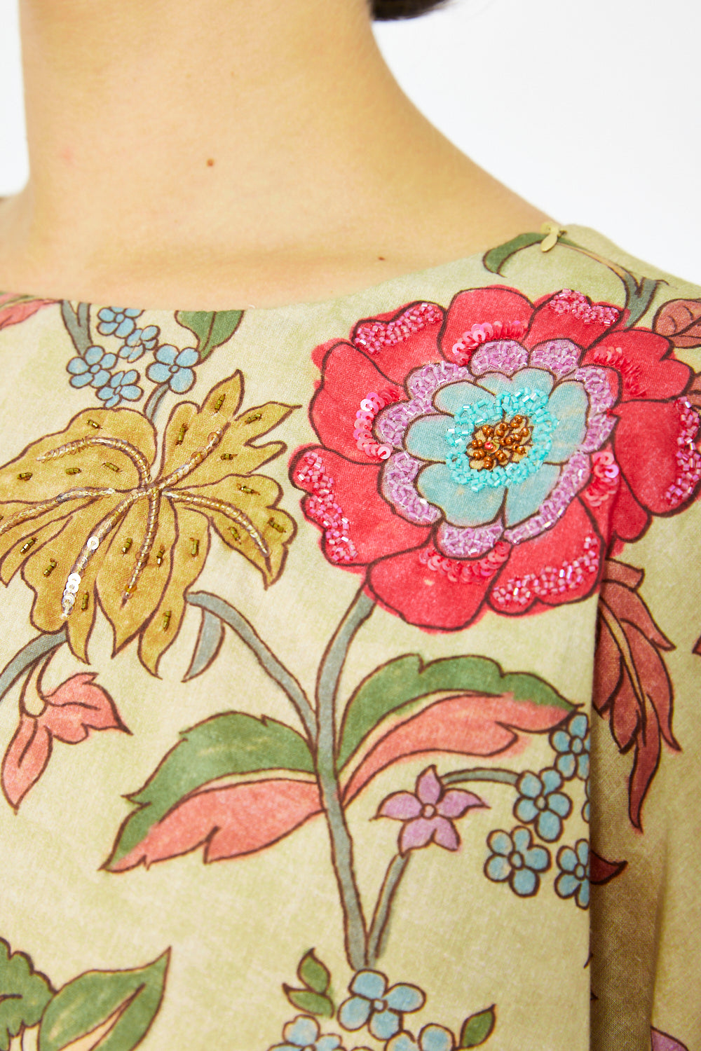 Garden Bloom Batwing Kaftan