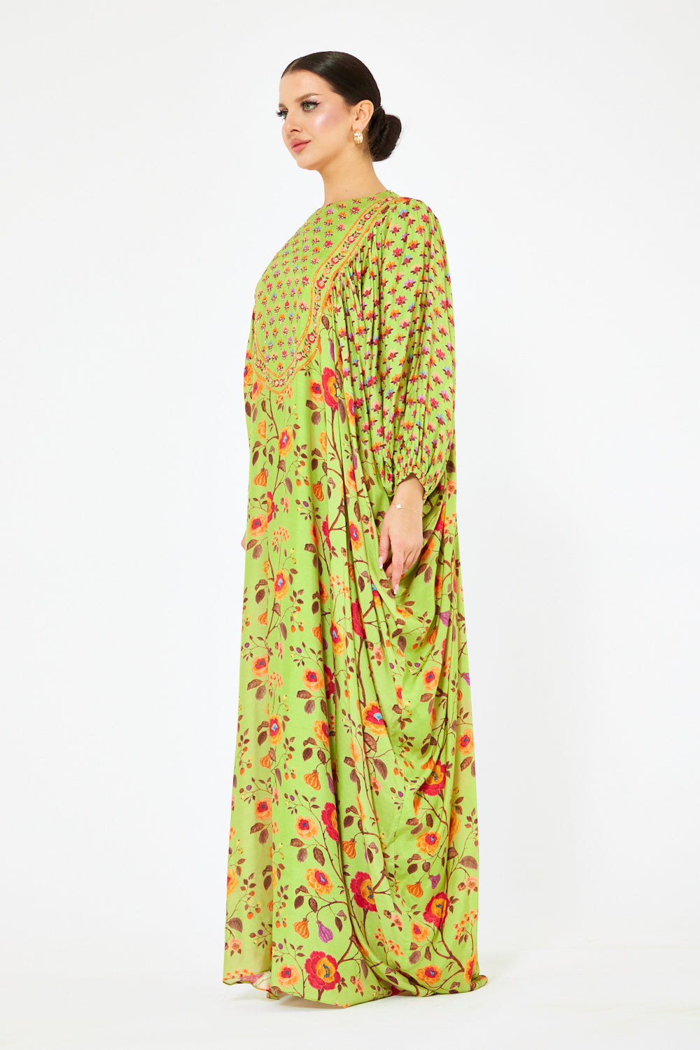 Heritage Floral Panel Kaftan
