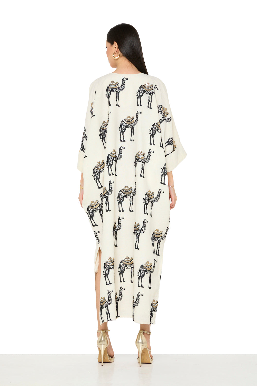 Camel Motif Printed Jalabiya