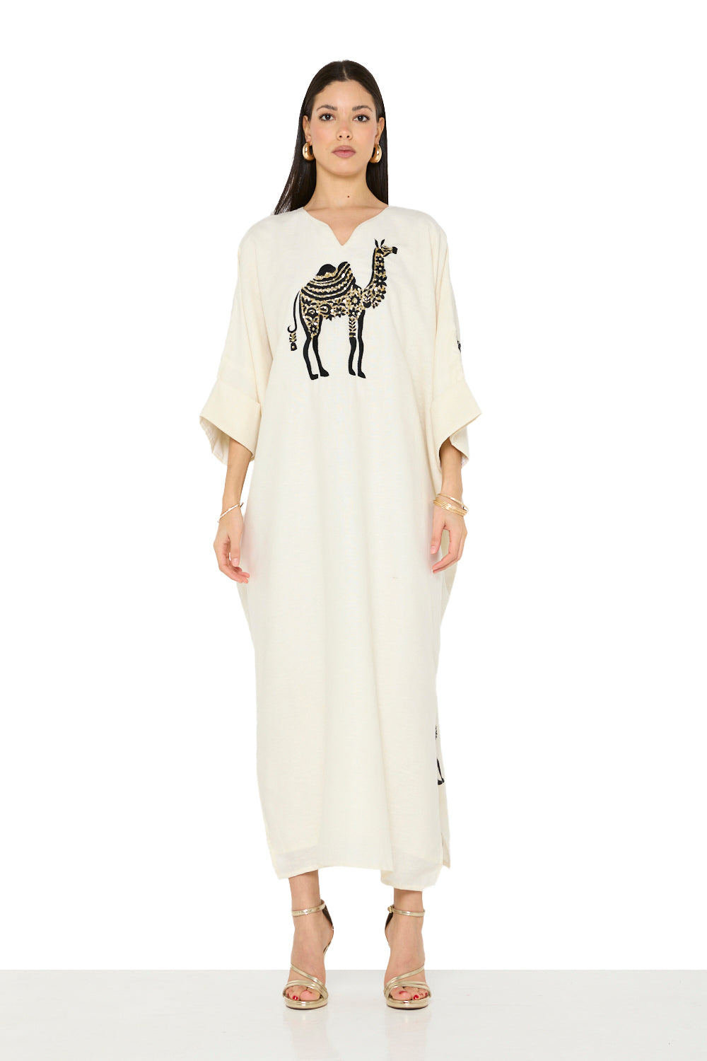 Camel Motif Printed Jalabiya