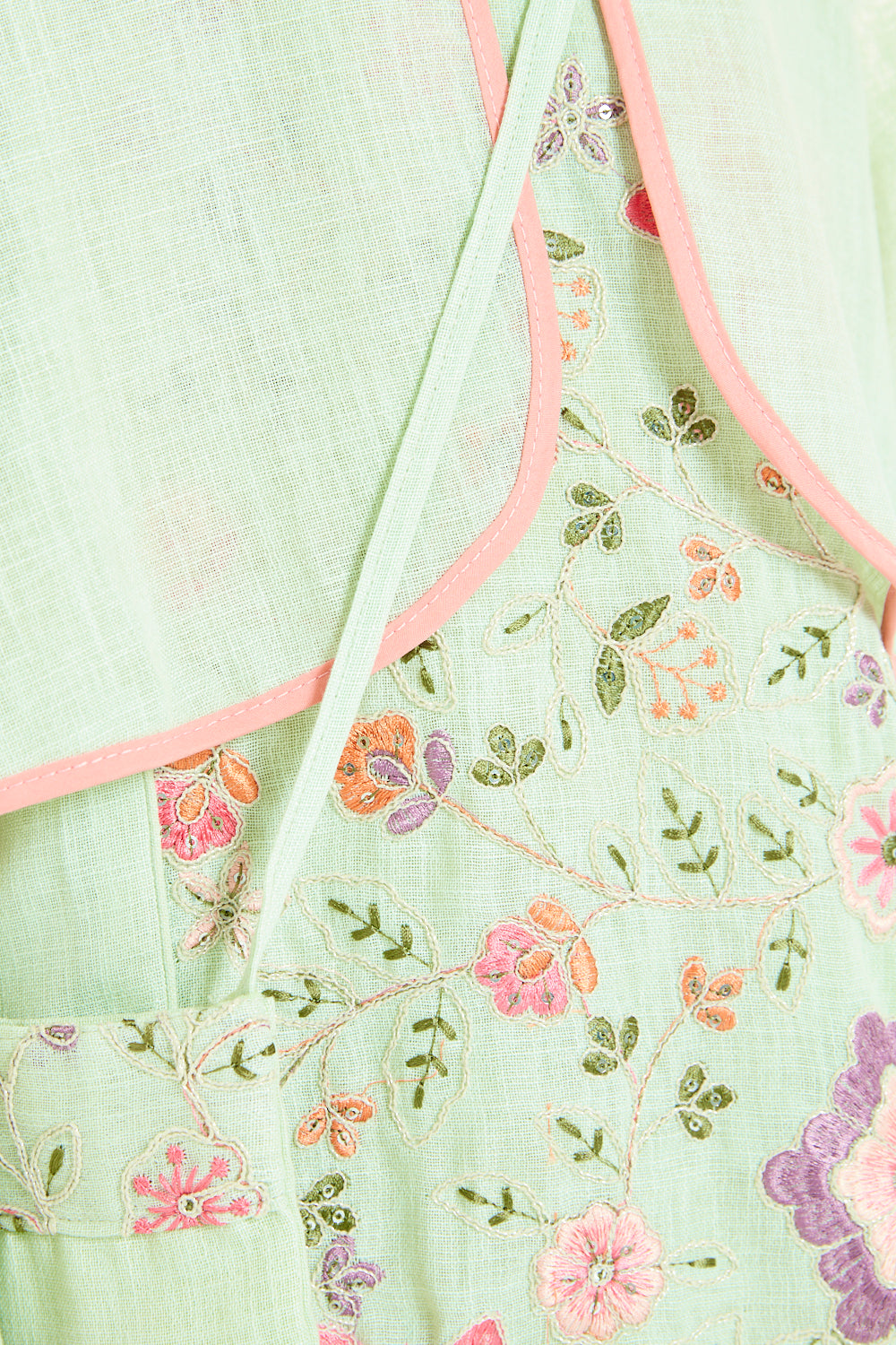 Short Jacket Overlay Layered Jalabiya with Crossbody Bag