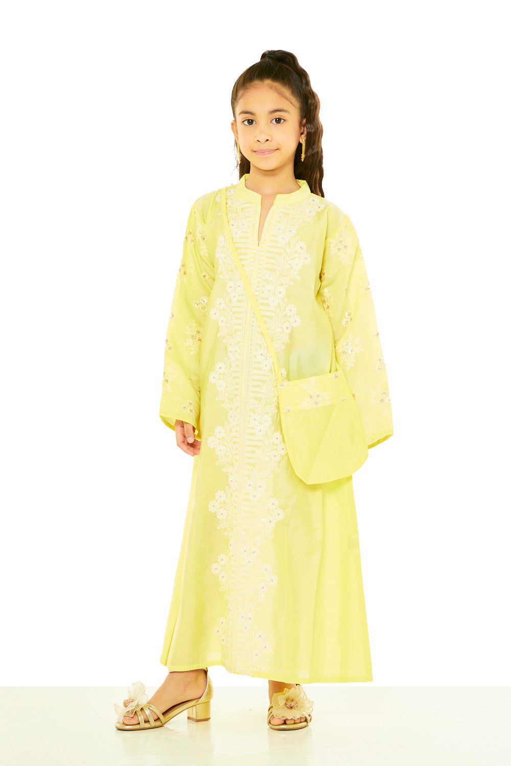 Ornate Front-Embellished Jalabiya