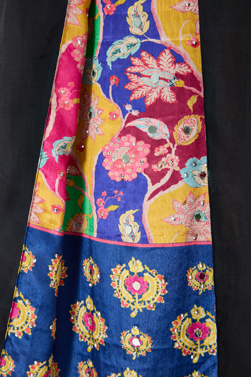 Printed Panel Trim A-Line Jalabiya