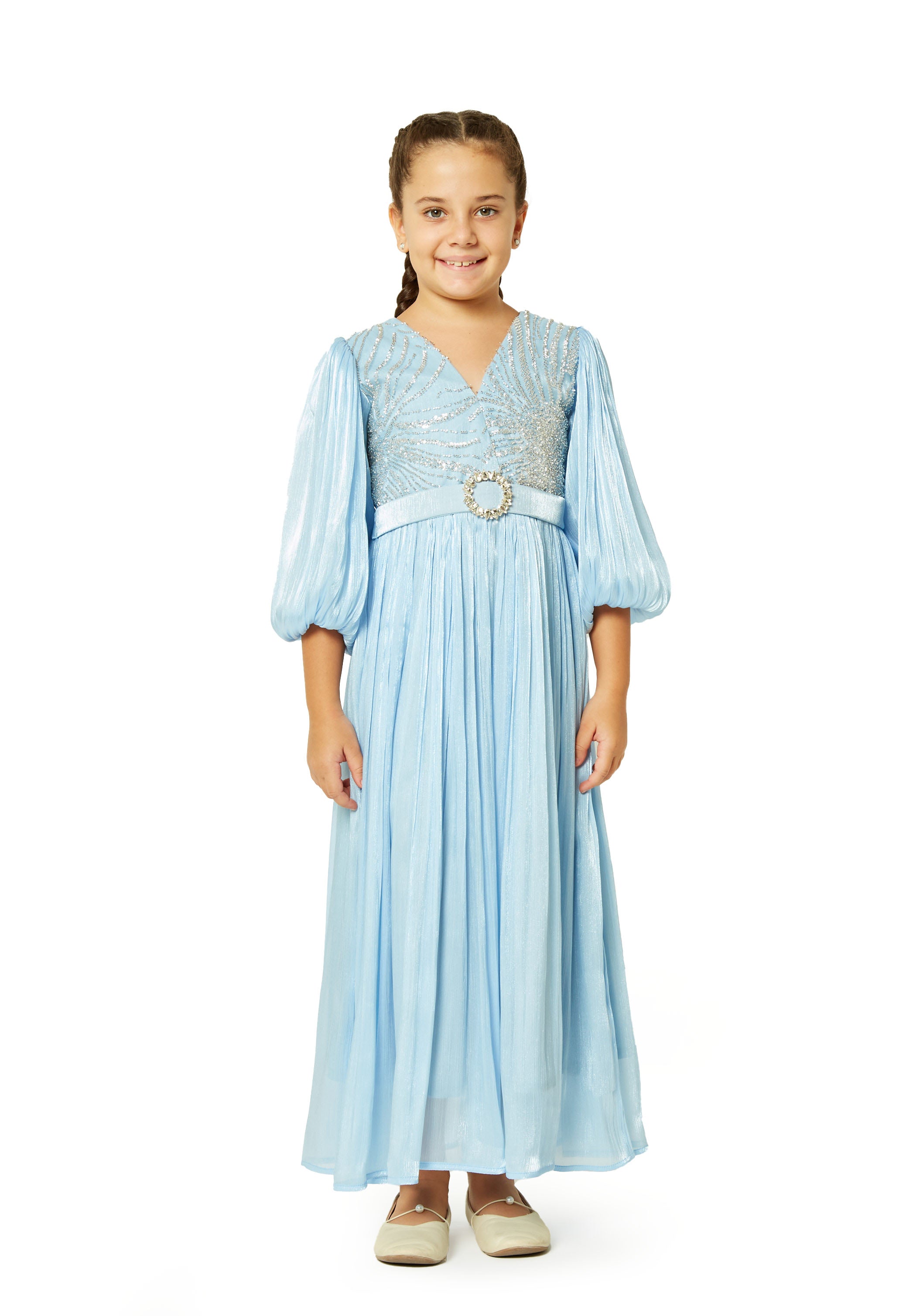 Enchanted Elegance Gown for Girls