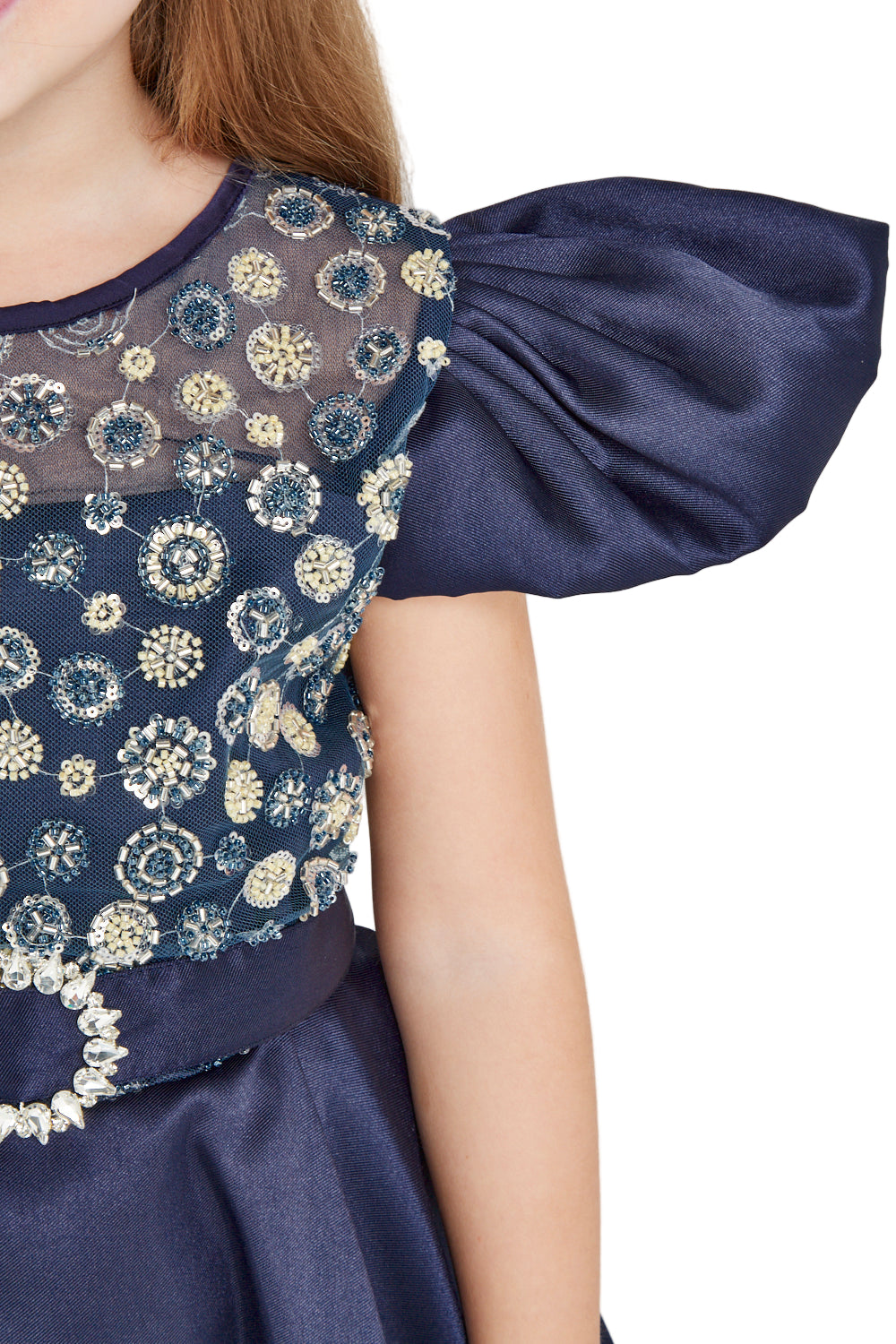 Celestia Bloom Embellished Gown