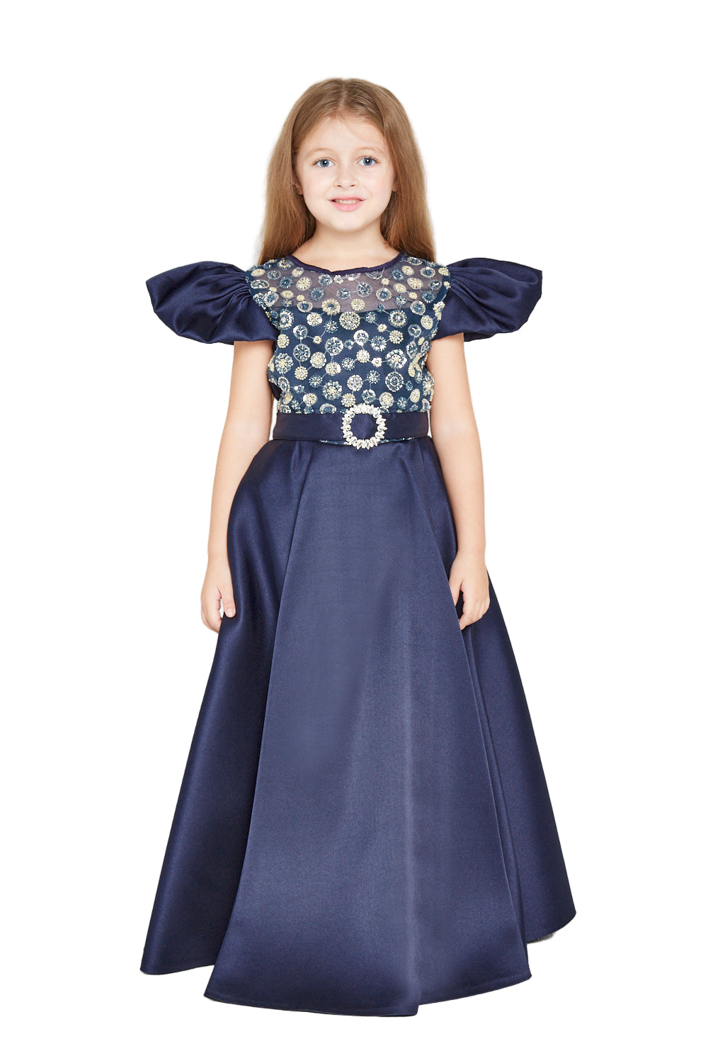 Celestia Bloom Embellished Gown