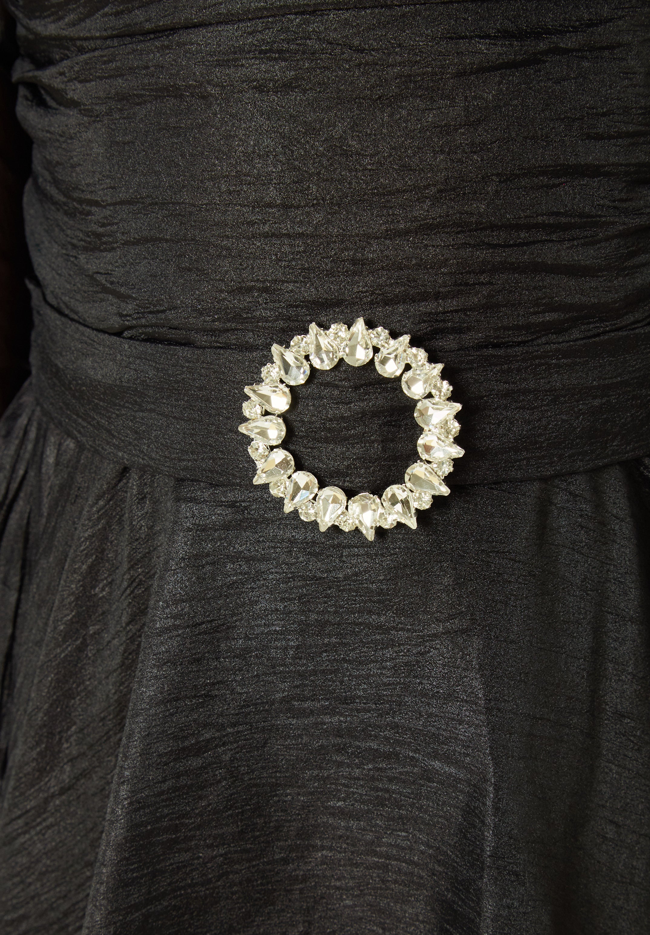 Moonveil Gathered Grace Gown