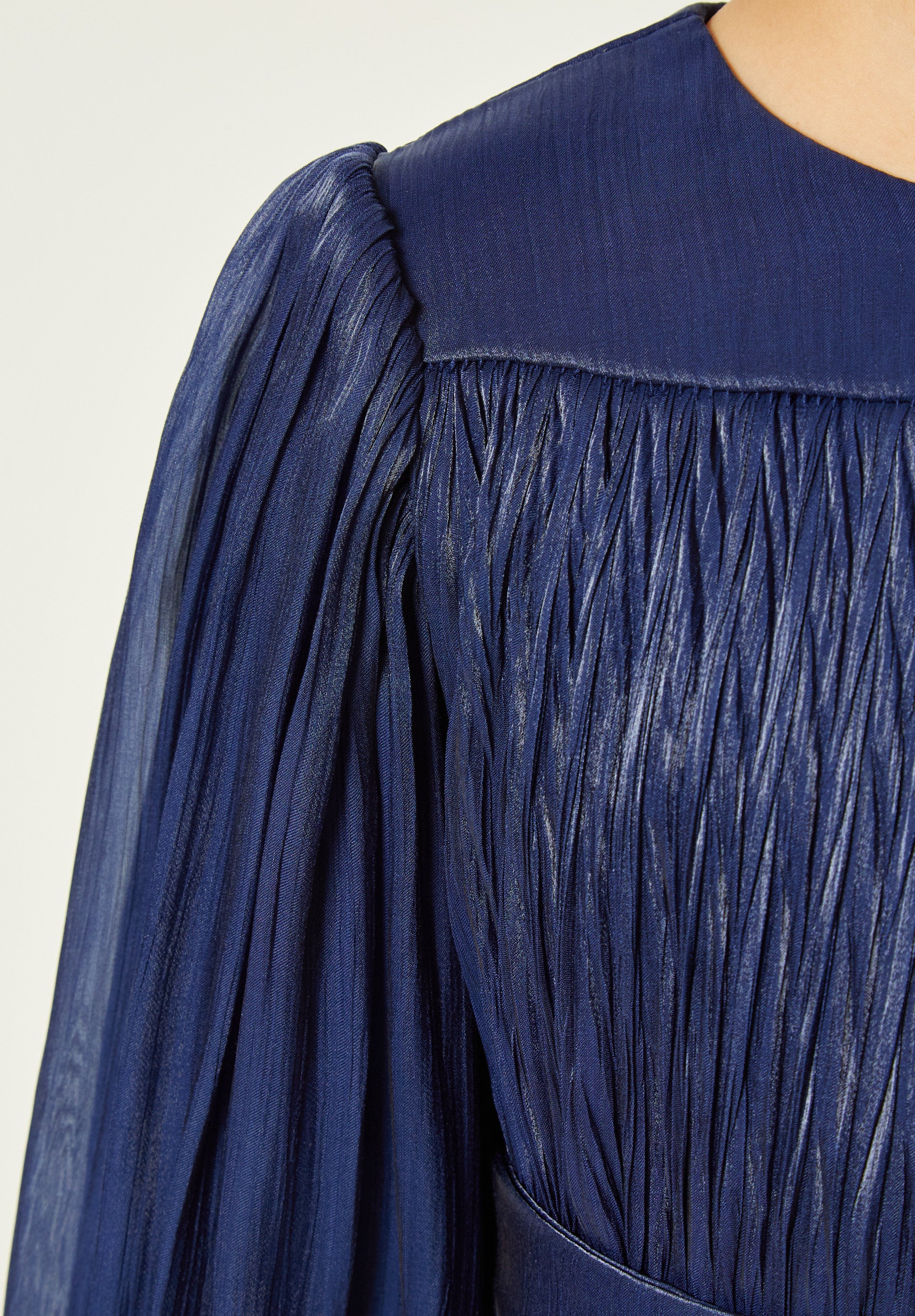 Chevron Pattern Pleated Dress