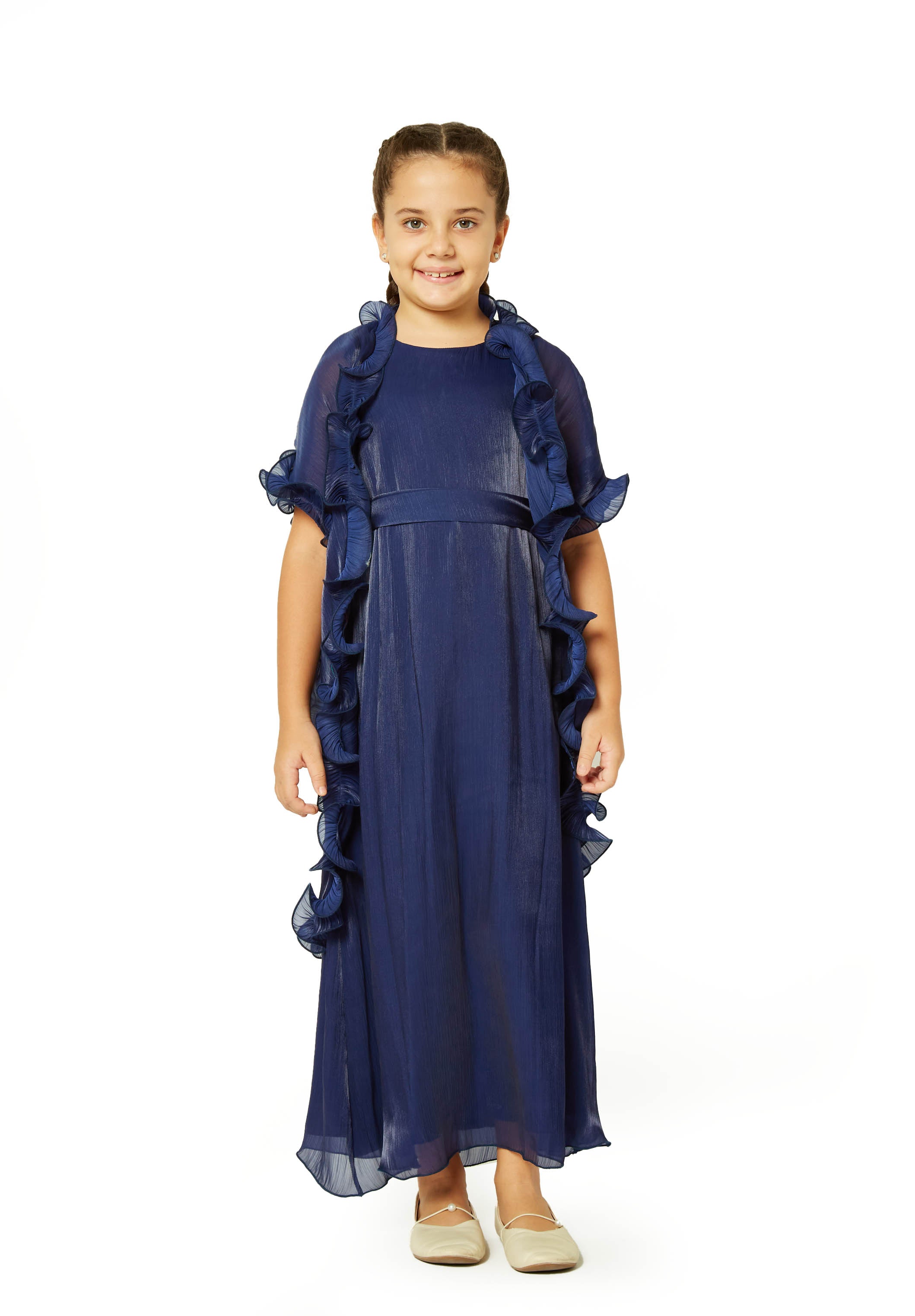 Cascading Ruffle Bloom Dress
