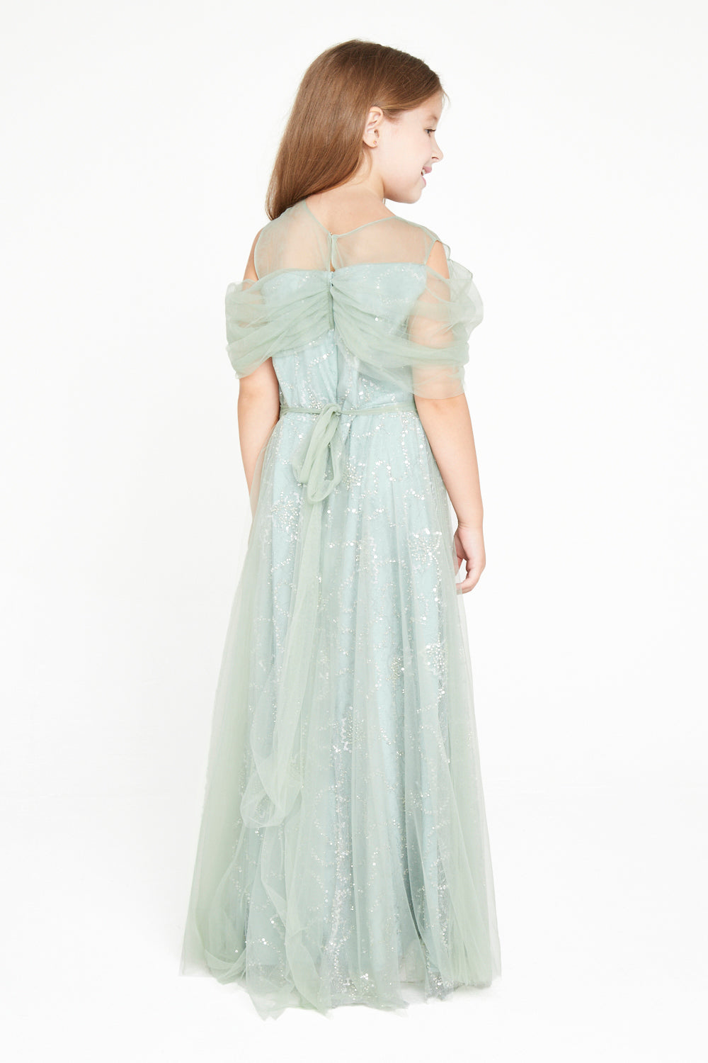 Embellished Tulle Gown