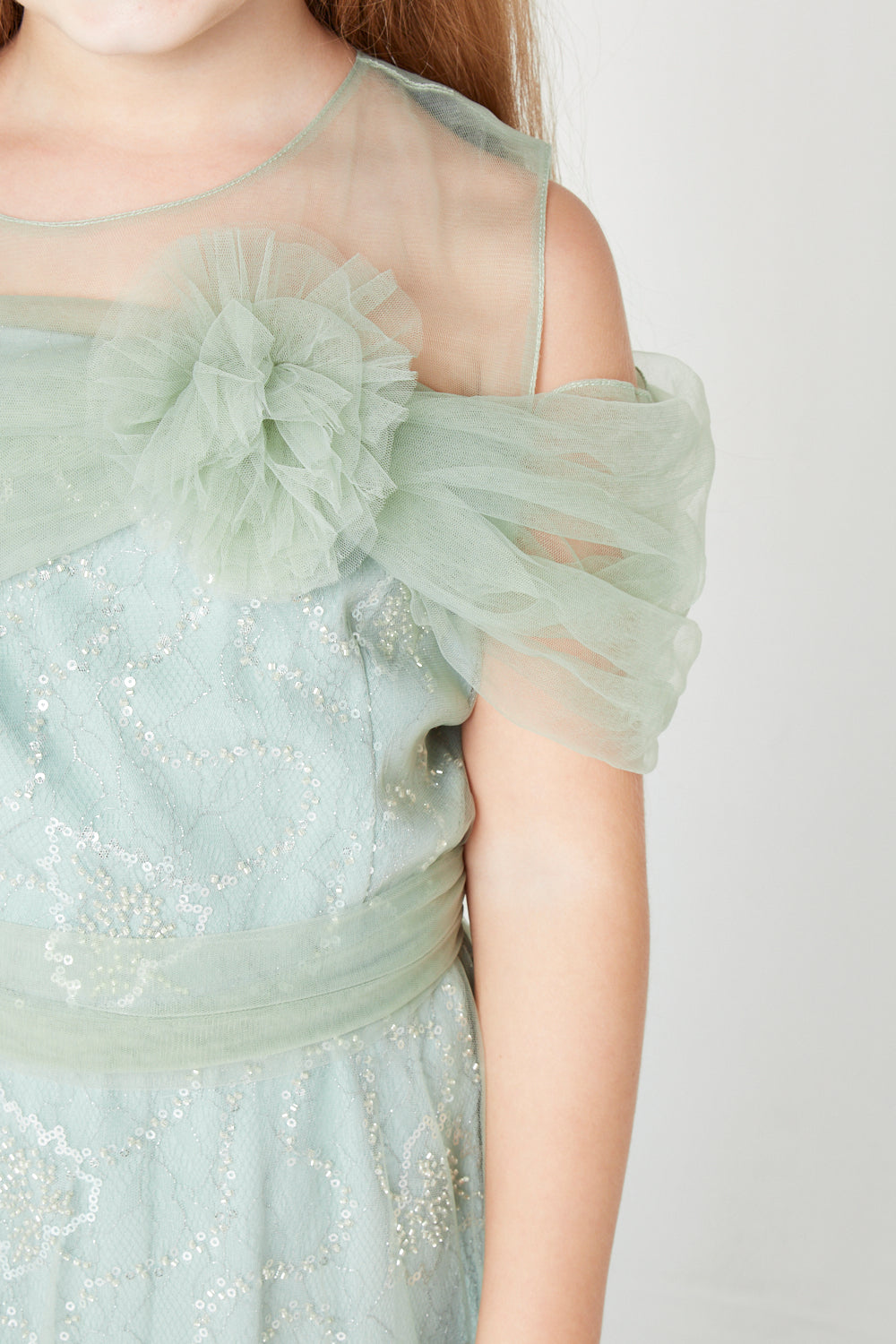 Embellished Tulle Gown