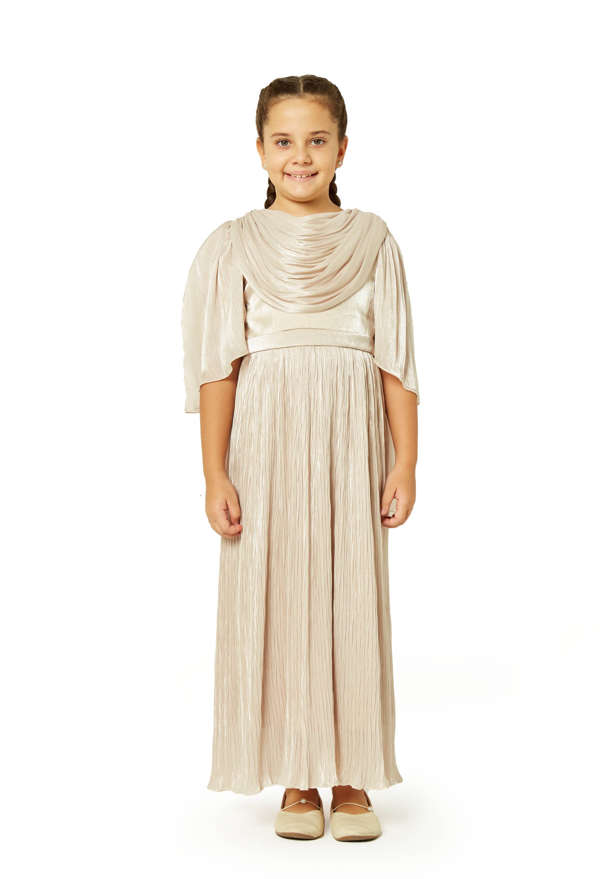 Cowl Neck Drape Gown