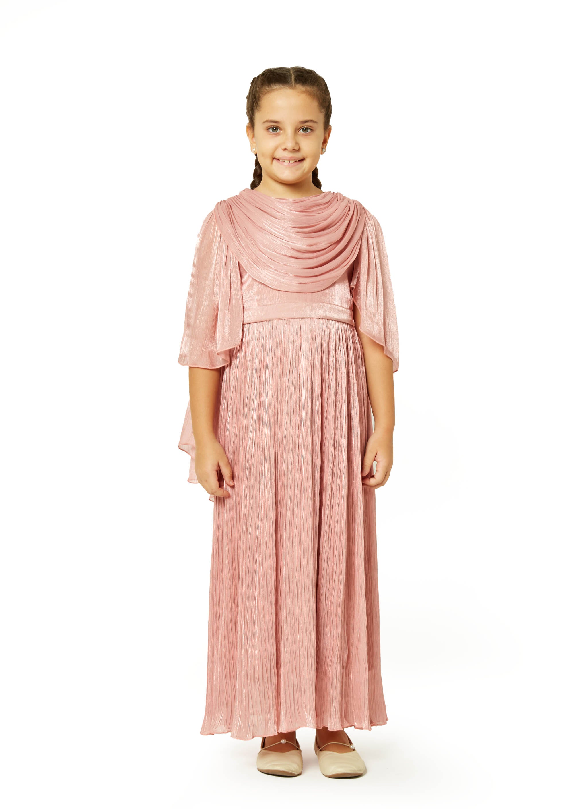 Cowl Neck Drape Gown
